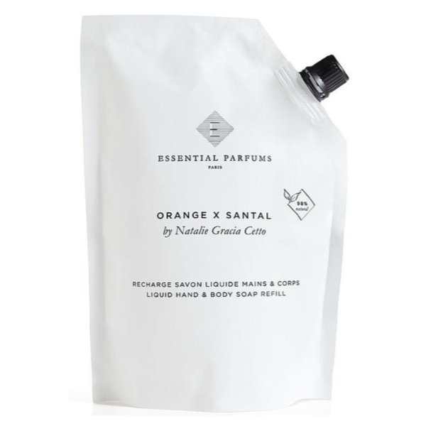 Essential Parfums Orange X Santal Рідке мило для тіла та рук Orange X Santal Рідке Мило Для Тіла 500 мл Замінний Блок - Зображення 1